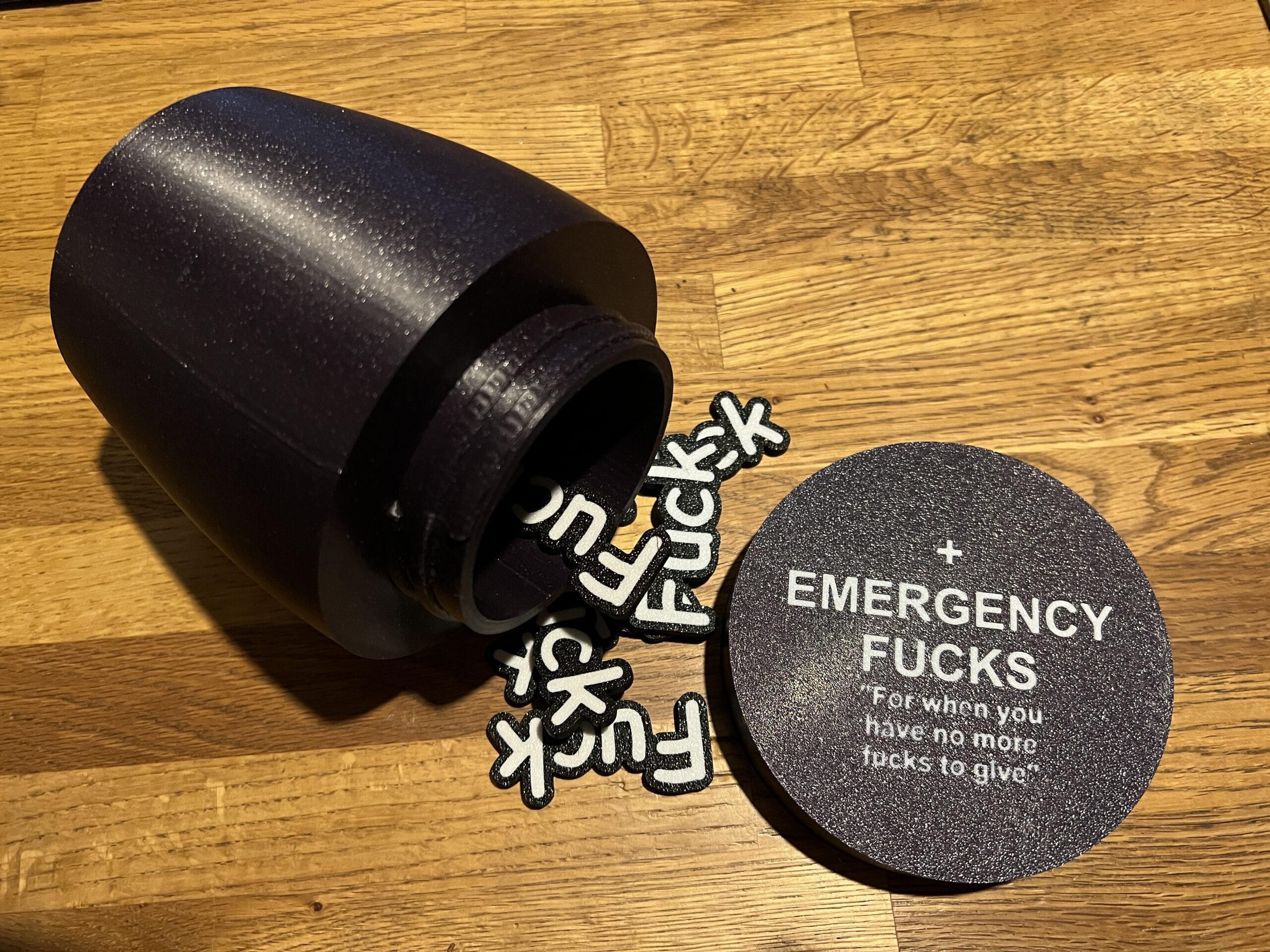 Emergency Fucks - 3D Printed Christmas Stocking Filler